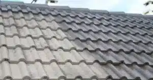 Nettoyage toiture tuile béton