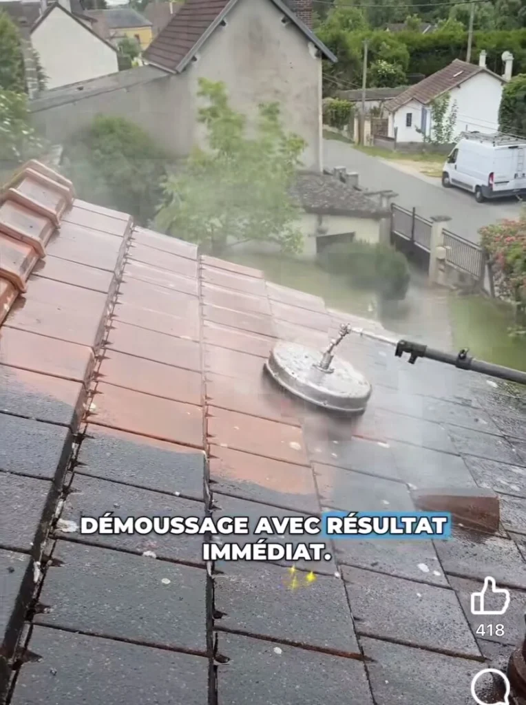 karcher sur les tuiles