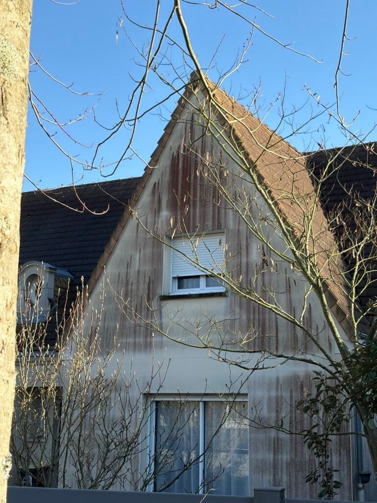 façade nord d’une maison