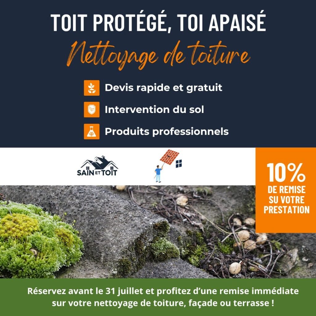 Promotion Démoussage Sain et Toit 2025