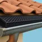 HaGa Lot De 10 Grilles De Protection Pour Gouttières - 125 à 150