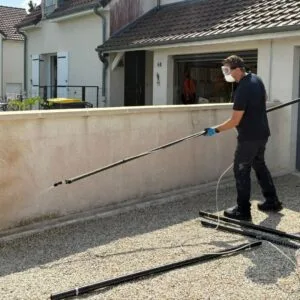 nettoyage mur extérieur