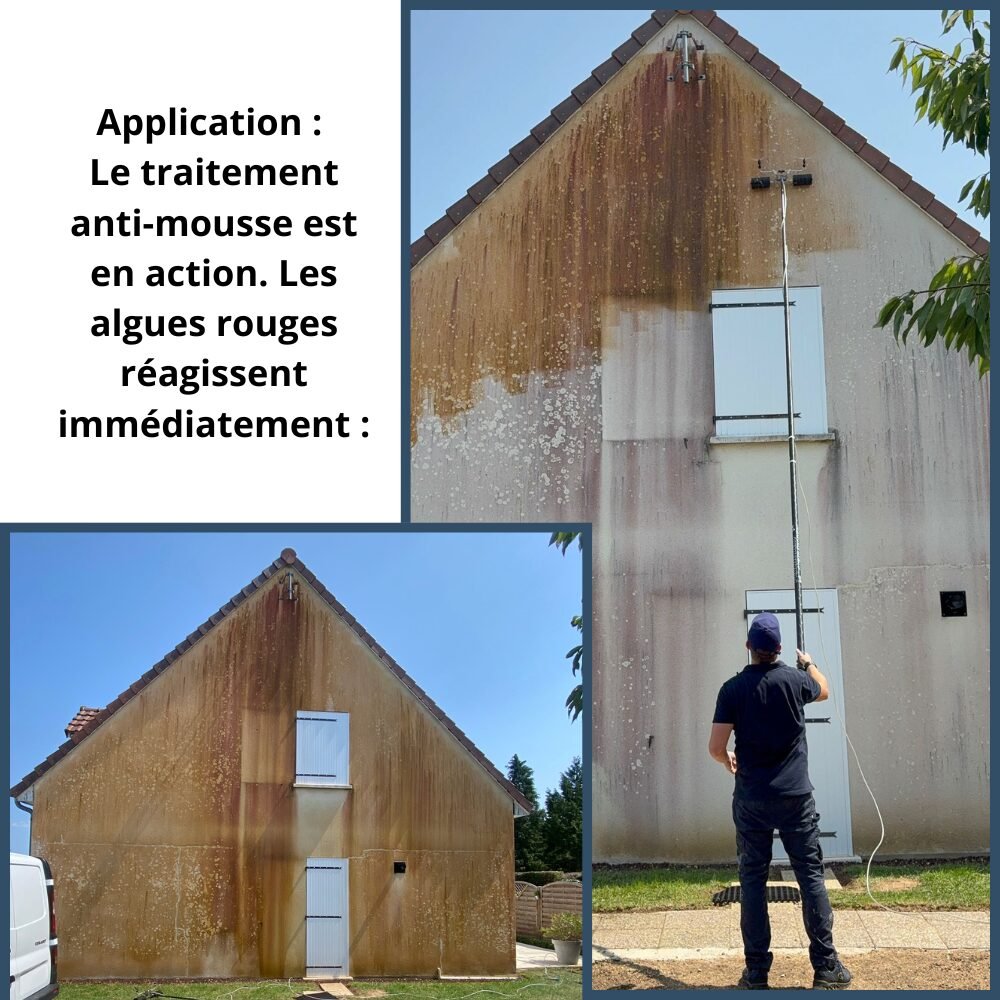 action de l'anti-mousse