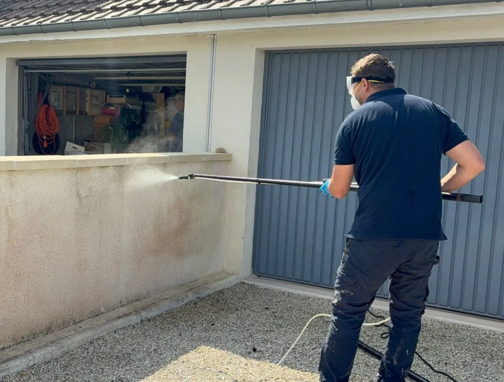netoyage mur, la méthode douce professionnel