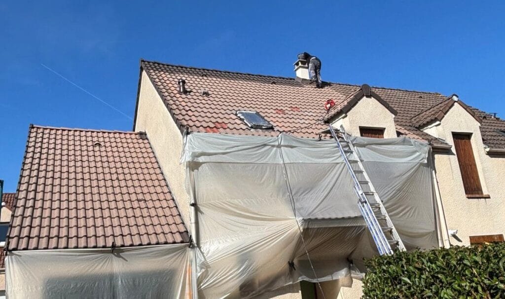démoussage toit laval Mayenne