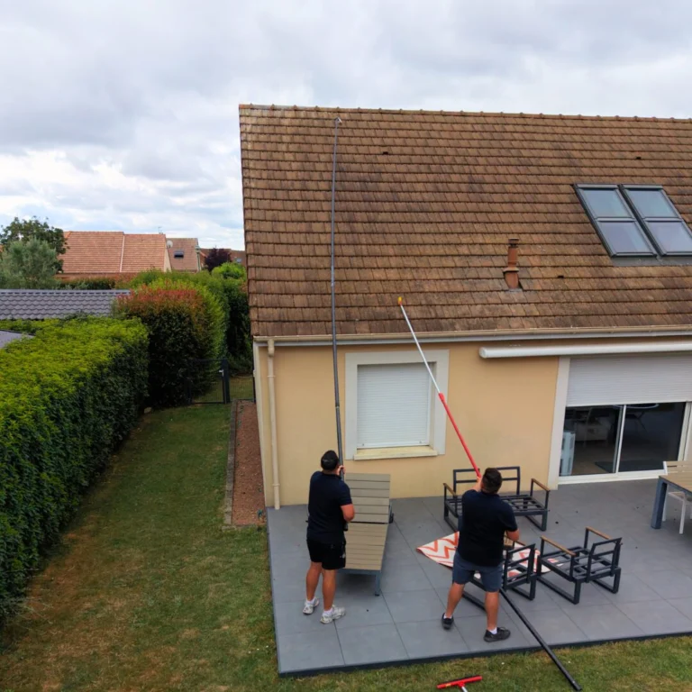 nettoyage toit mousse et lichen