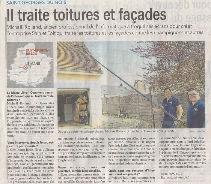 articel de presse Le Maine Libre