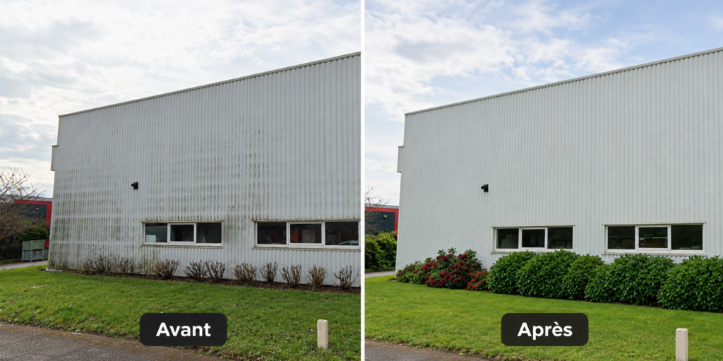 Avant-Après _ façade industrielle rénovée