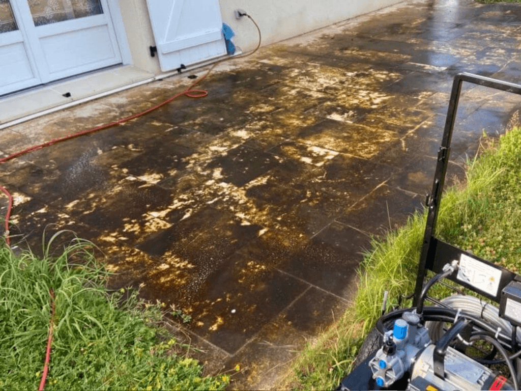 nettoyage de terrasse sain et toit